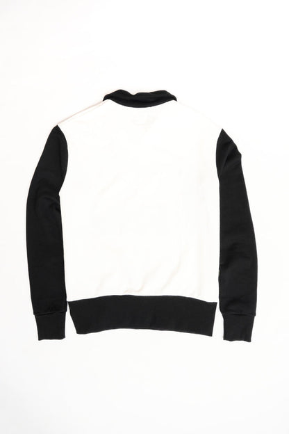 ORIGINAL ZIP PULLOVER - WHITE/BLACK