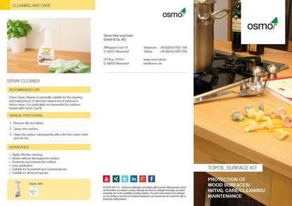 Osmo Top Oil Surface kit (Matt Finish)