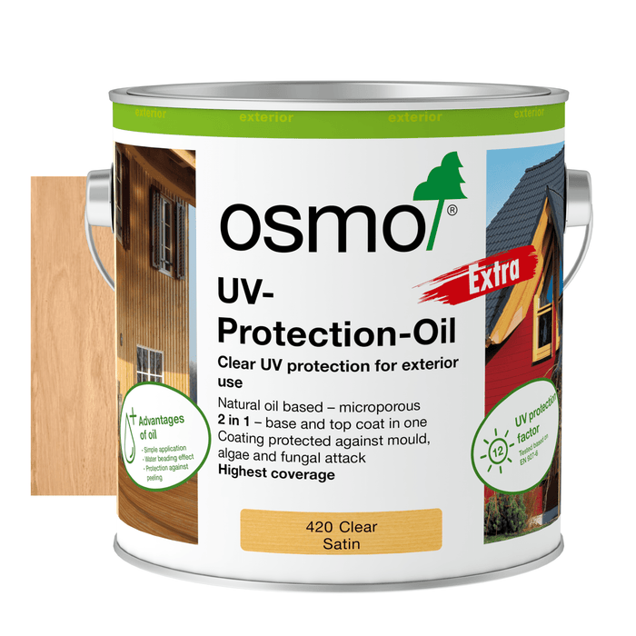 Osmo UV-Protection Oil Extra – Clear Exterior Wood Oil
