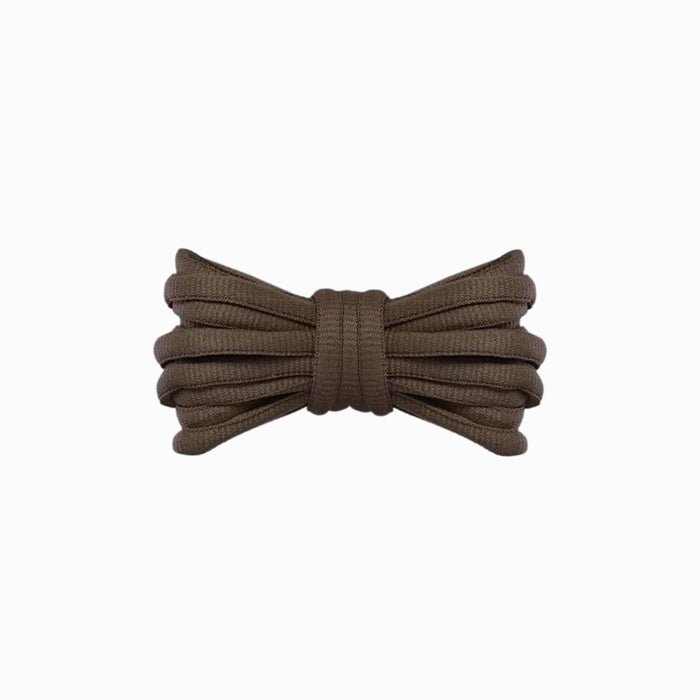 Dark brown oval laces by Kicks Shoelaces durable replacement laces for sneakers
