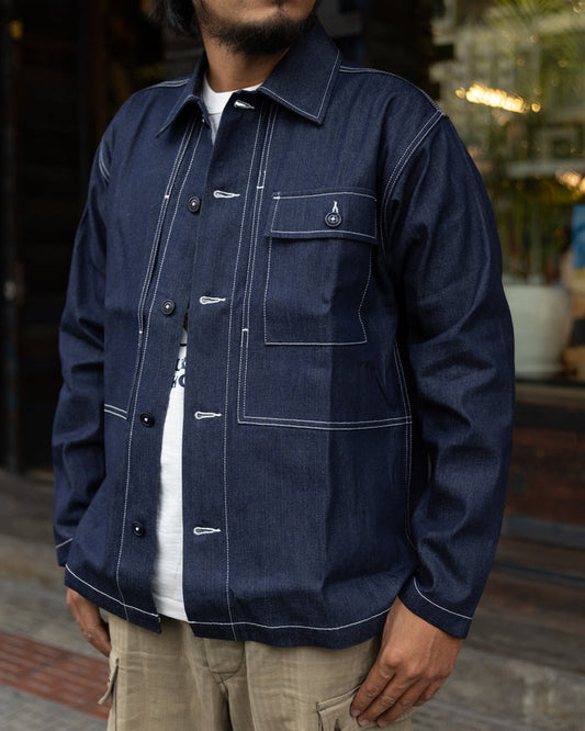 P44 UTILITY SHIRT - 9OZ DENIM
