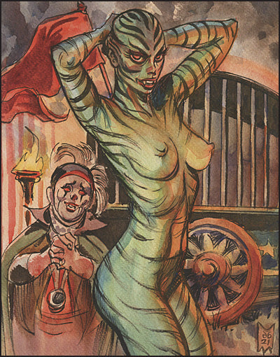 PHANTOM FATALE Pulp and Pulchritude By Dan Brereton with Original Drawing