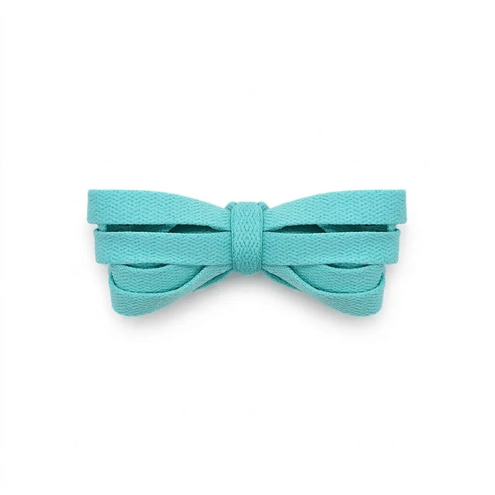 Tiffany blue replacement laces for adidas Superstar sneakers by Kicks Shoelaces
