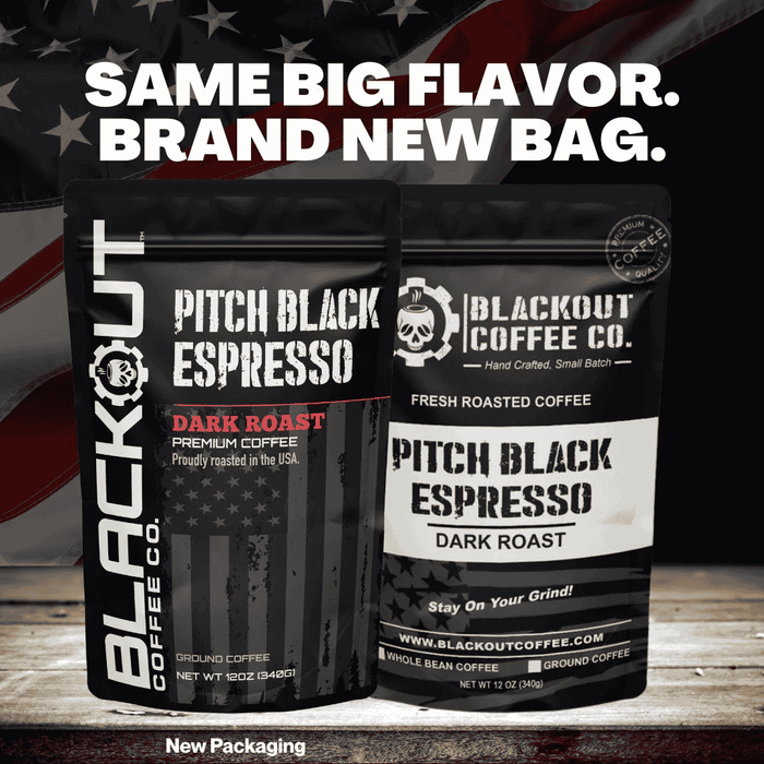 Pitch Black Espresso Coffee Bag 12oz