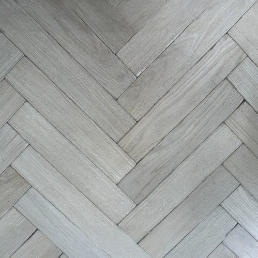Prime Grade Solid Oak Overlay Blocks – Unfinished, Tumbled/Distressed 10x60x300mm (2.16m2 pack)