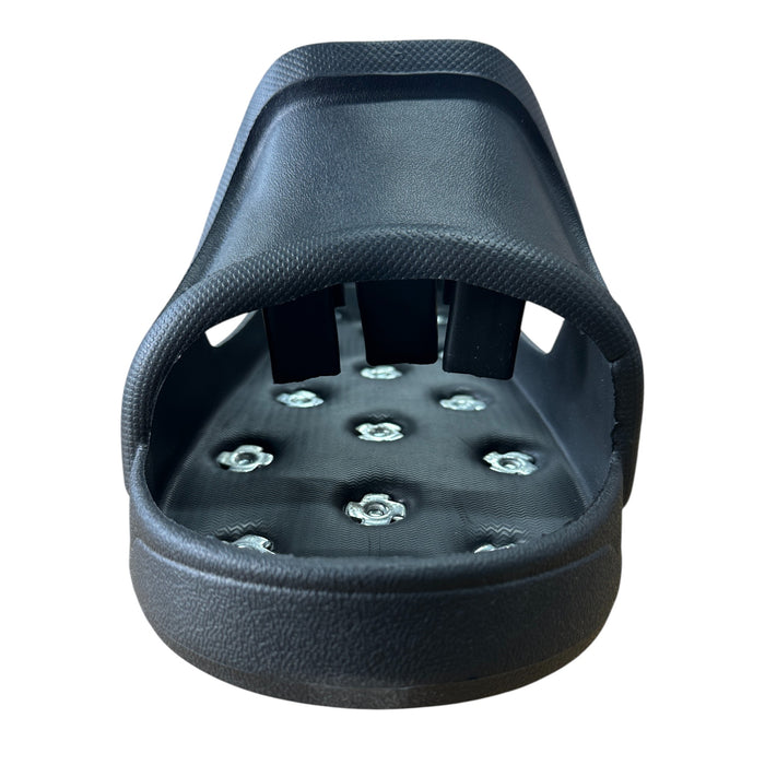 Professional Slip-On Spiked Overshoes for Epoxy Resin & Levelling Compounds – front view