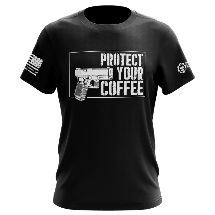 Protect Your Coffee Black T-Shirt