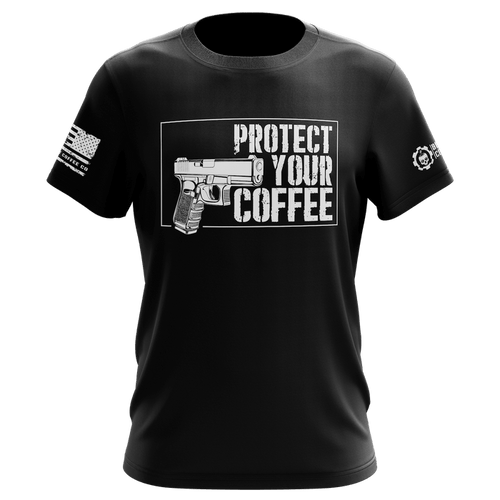 Protect Your Coffee Black T-Shirt