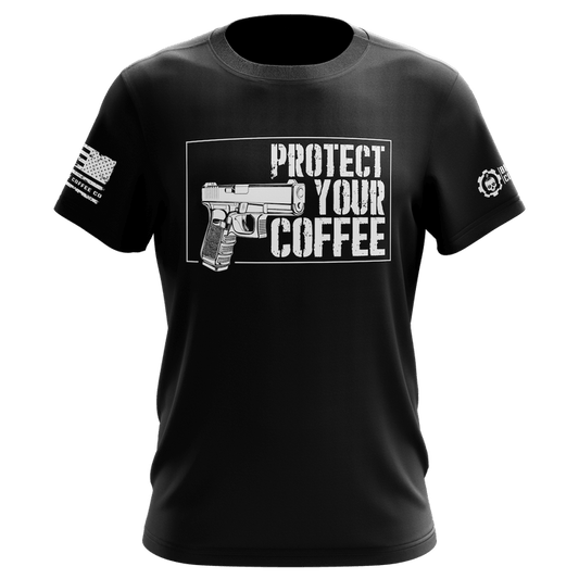 Protect Your Coffee Black T-Shirt