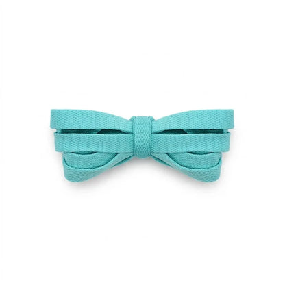 Tiffany blue replacement laces for adidas Superstar sneakers by Kicks Shoelaces