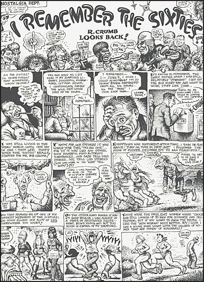R. CRUMB EXISTENTIAL COMICS Selected Stories 1979-2004