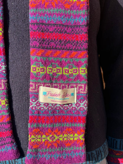 Rackwick Fair Isle Wild Lupin Scarf