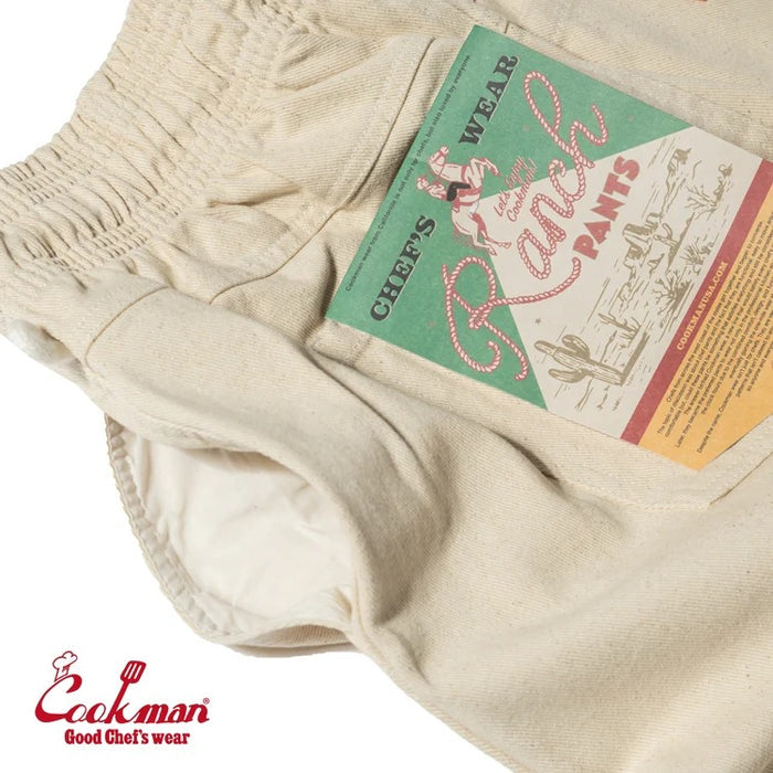 RANCH PANTS DENIM - Natural