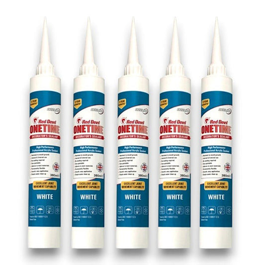 Red Devil OneTime Decorators Caulk 380ml - Box of 5