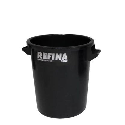 Refina X-2 Heavy-Duty Black Mixing Bucket (Single) – 35L, 50L or 75L