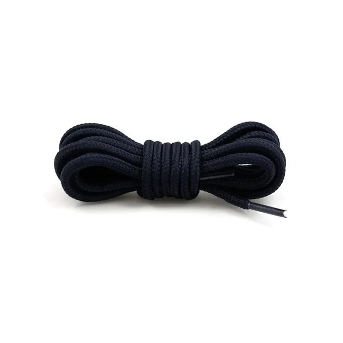 Dark blue replacement laces for Jordan 12 basketball shoes, round shoelaces by Kicks Shoelaces