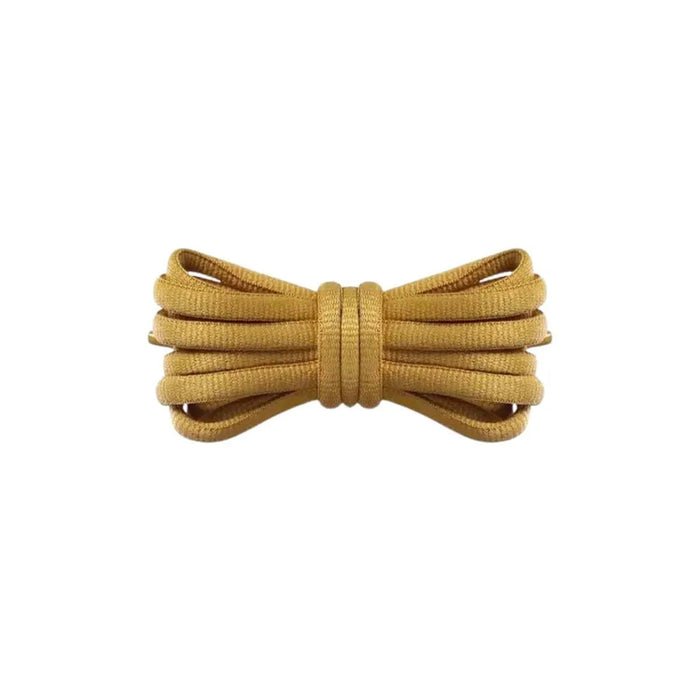 Gold / 140 CM / 55 IN / Oval Shoelaces | 9mm Wide