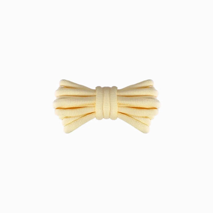 Light Yellow / 100 CM / 39 IN / Oval Shoelaces | 6mm Wide