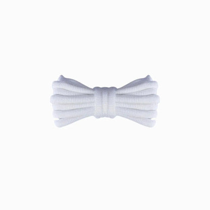 White / 100 CM / 39 IN / Oval Shoelaces | 6mm Wide