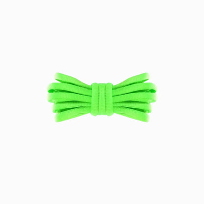 Fluorescent green oval replacement laces for New Balance 878 shoes and sneakers by Kicks Shoelaces