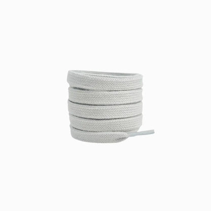 Light Grey / 100 CM / 39 IN / Flat Shoelaces | 8mm Wide
