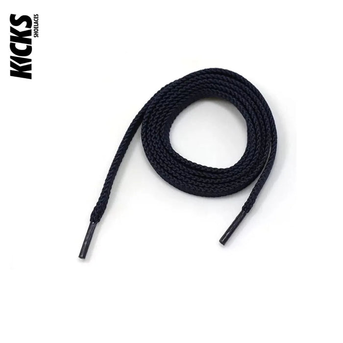 Dark blue flat laces for New Balance 997 shoes and sneakers by Kicks Shoelaces