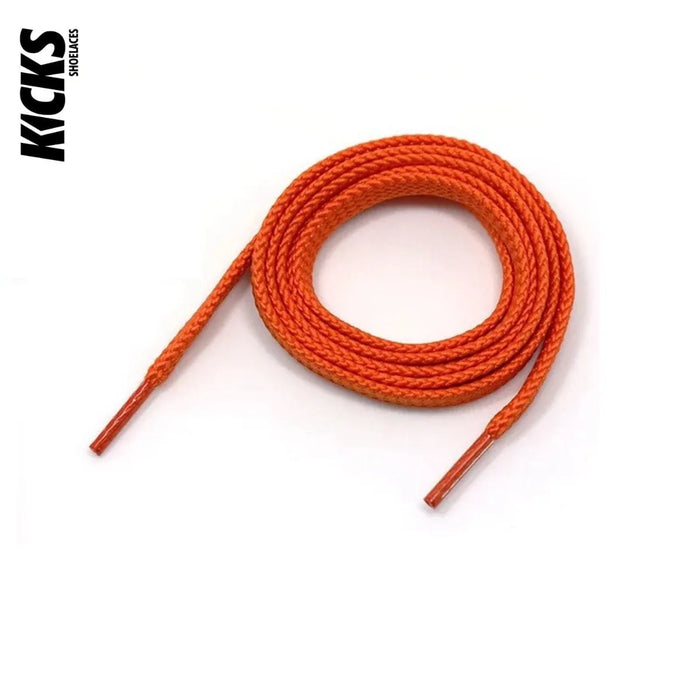 Orange / 100 CM / 39 IN / Flat Laces | 8mm Wide