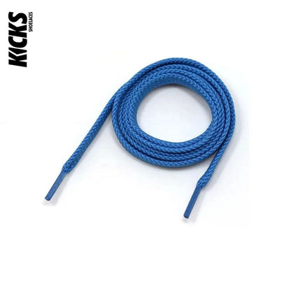 Royal blue flat replacement sneaker laces for New Balance 999 shoes and trainers by Kicks Shoelaces