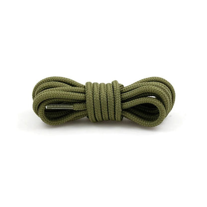 Army green round replacement laces for Nike Air Jordan 9 shoes and sneakers by Kicks Shoelaces