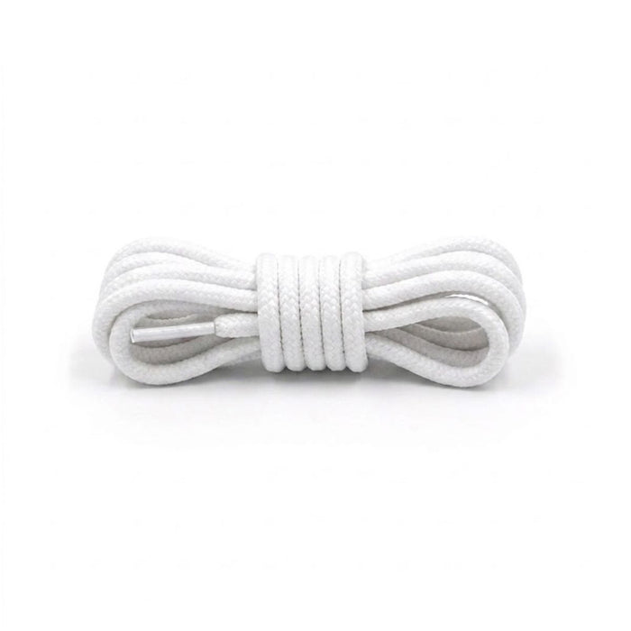 White replacement laces for Nike Air Max 98 sneakers, round shoelaces by Kicks Shoelaces