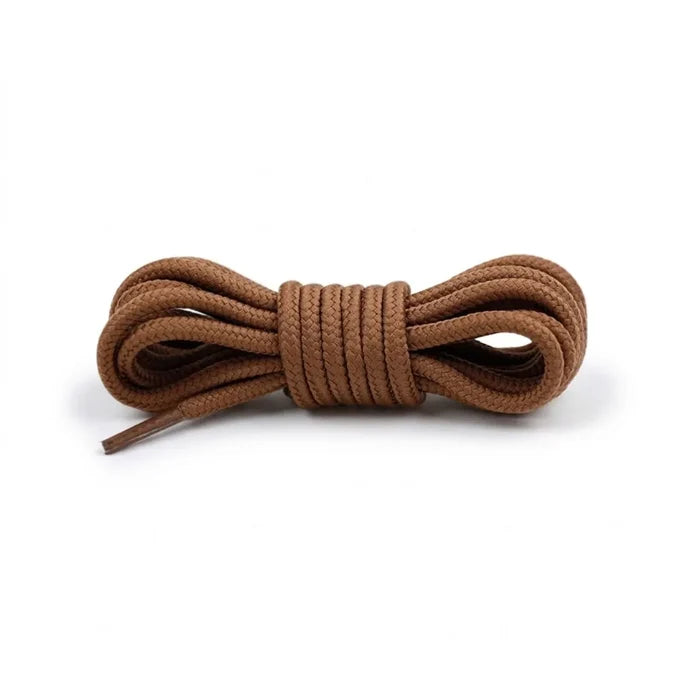 Golden brown replacement laces for Nike Air Max 98 sneakers, round shoelaces by Kicks Shoelaces
