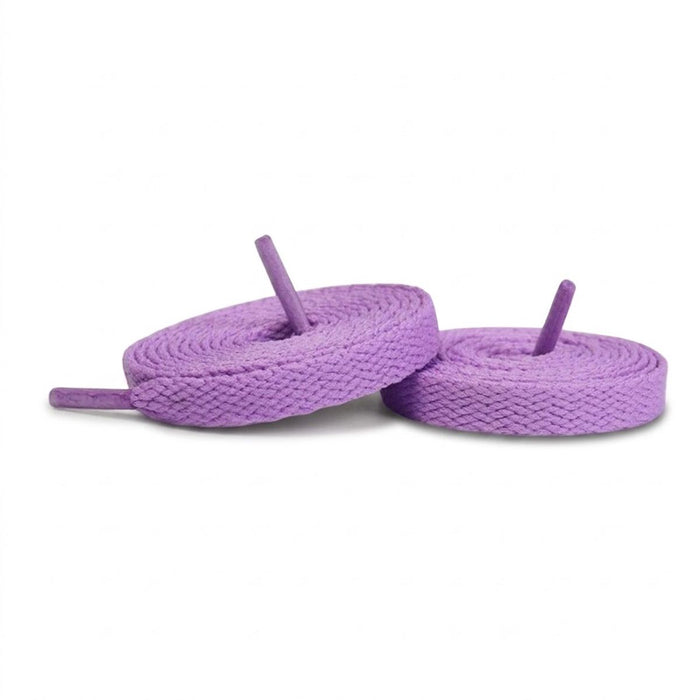 Nike Air Max sneakers with pastel purple shoelaces for shoes, sneakers, and trainers by Kicks Shoelaces.