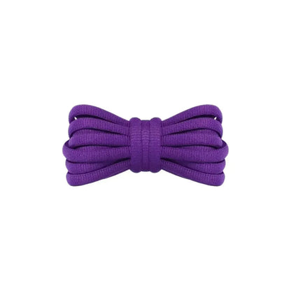 Purple replacement thick oval shoelaces shoes and sneakers
