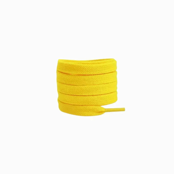 Golden Yellow / 100 CM / 39 IN / Cotton Shoe Laces | 8mm Wide