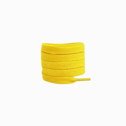 Golden Yellow / 100 CM / 39 IN / Cotton Shoe Laces | 8mm Wide