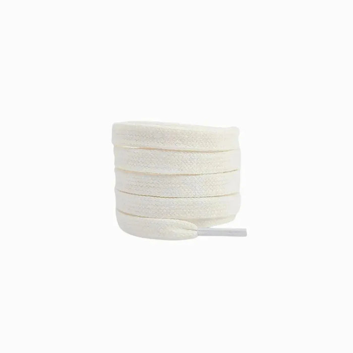 Off White / 100 CM / 39 IN / Cottton Shoe Laces | 8mm Wide
