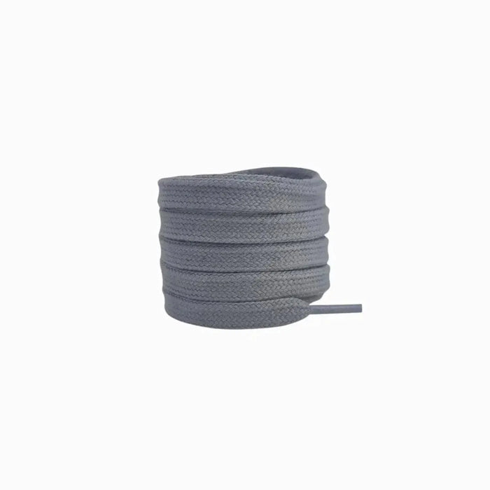 Dark Grey / 100 CM / 39 IN / Cottton Shoe Laces | 8mm Wide