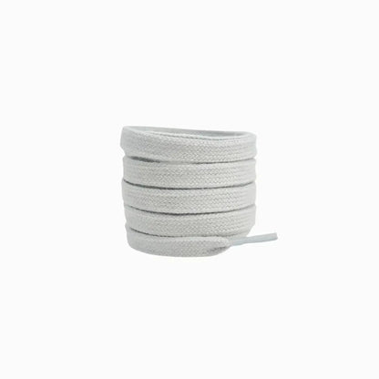 Light Grey / 100 CM / 39 IN / Cottton Shoe Laces | 8mm Wide
