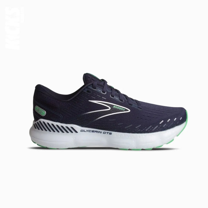 Replacement shoelaces for Brooks Glycerin GTS 20 running shoes, soft, supportive laces designed for comfort and all-day wear by Kicks Shoelaces.