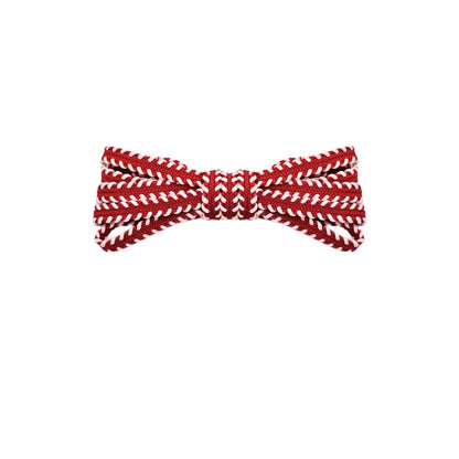 Red Pale Pink Braid / 120 CM / 47 IN / Sawtooth Laces | 5.50mm Wide