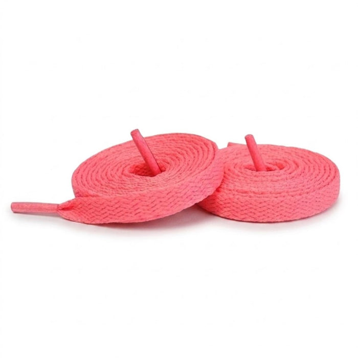 Watermelon Red / 100 CM / 39 IN / Flat Shoelaces | 8mm Wide