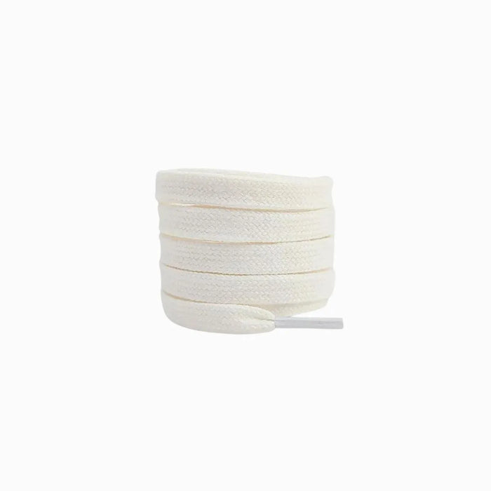 Off White / 100 CM / 39 IN / Flat Shoelaces 8mm Wide