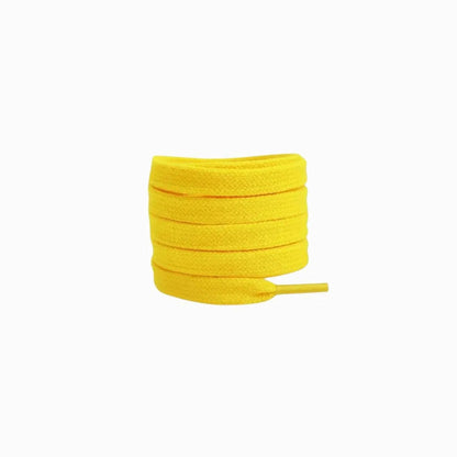 Golden Yellow / 100 CM / 39 IN / Flat Shoelaces 8mm Wide