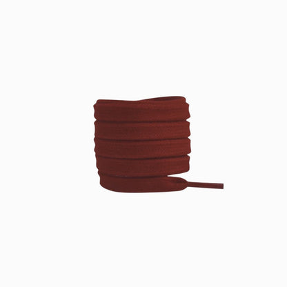 Burgundy / 100 CM / 39 IN / Flat Shoelaces 8mm Wide