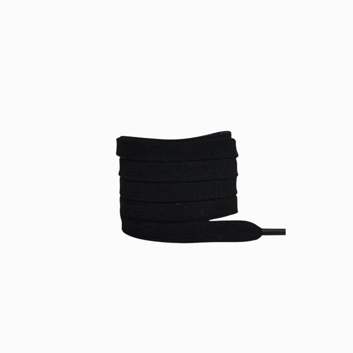 Black / 100 CM / 39 IN / Flat Shoe Laces | 8mm Wide