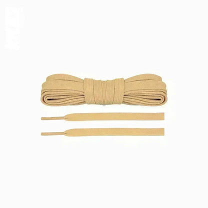 Khaki replacement laces for Adidas EQ19 sneakers by Kicks Shoelaces