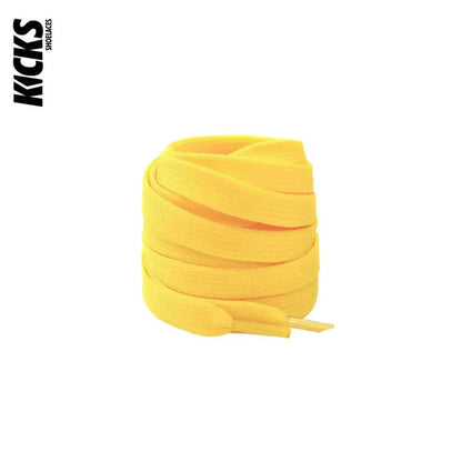 Golden yellow replacement laces for shoes and sneakers by Kicks Shoelaces