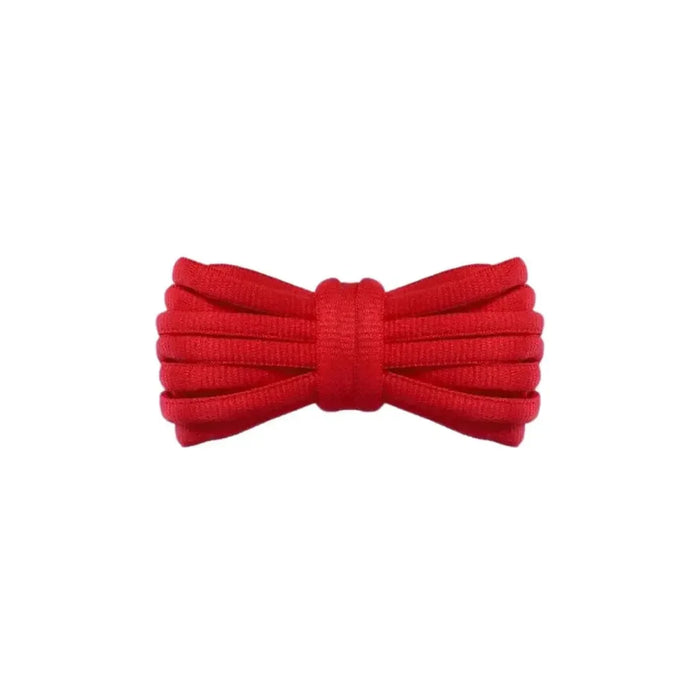Red / 140 CM / 55 IN / Oval Thick Laces | 9mm Wide
