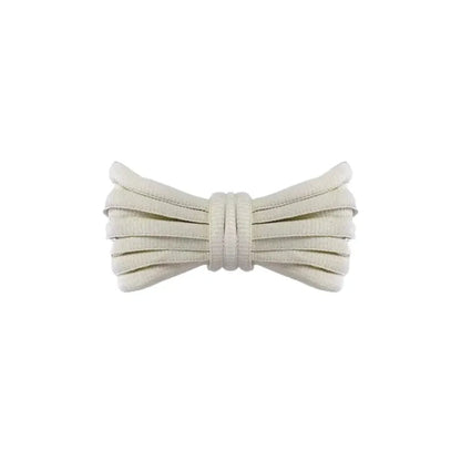 Light Beige / 140 CM / 55 IN / Oval Thick Laces | 9mm Wide