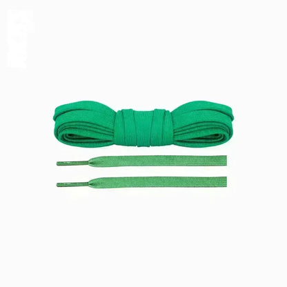 Green replacement laces for Asics Gel Quantum 180 lifestyle sneakers by Kicks Shoelaces